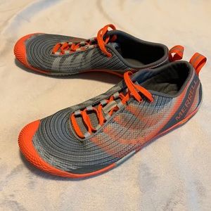 Merrell Vapor Glove 2 Trail Runners Grey/Orange